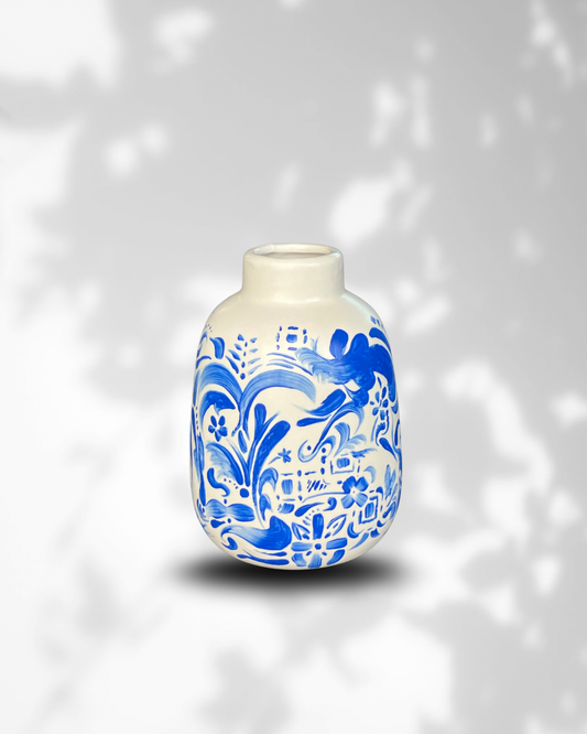 Blue Blossom Vase
