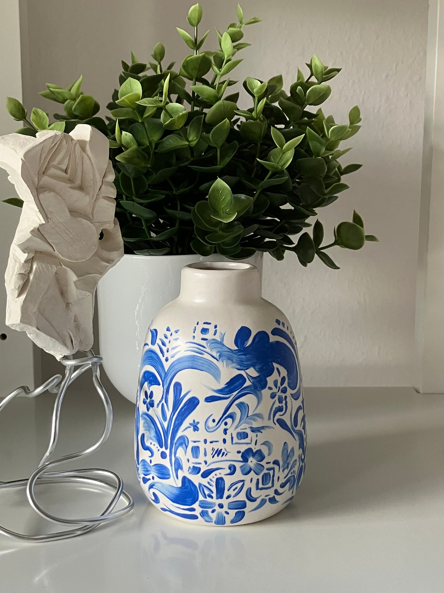 Blue Blossom Vase